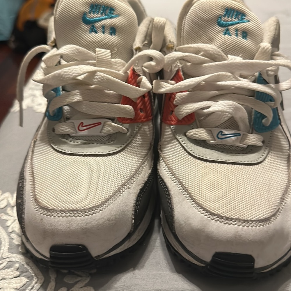 Mike air max wright GS. Grey FOG CHLORINE BLUE GS. 7 youth/9 woman's DH4114-100